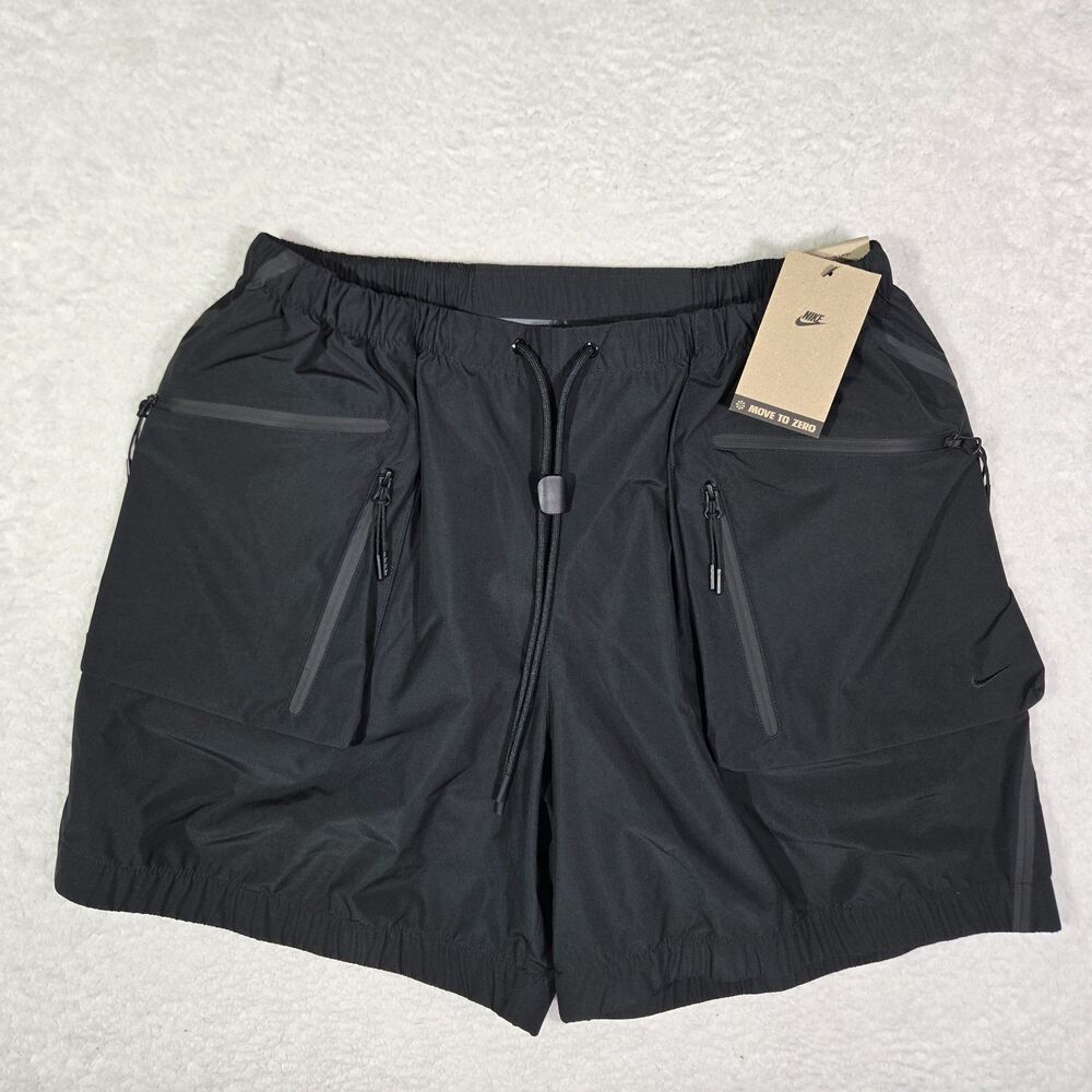$135 Nike Tech Mens Medium Shorts Super Lightweight Black HJ2946-010 M